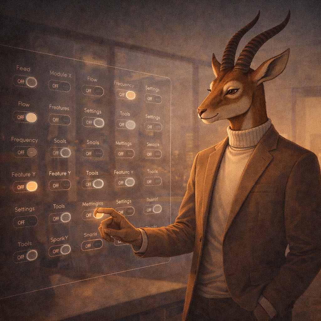 Vizt deciding what to show and what to hide.